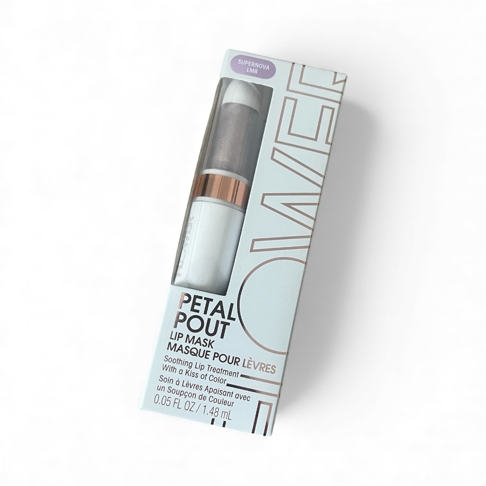 FLOWER Beauty Petal Pout Lip Mask Supernova NWB Hydrating Tinted Balm
